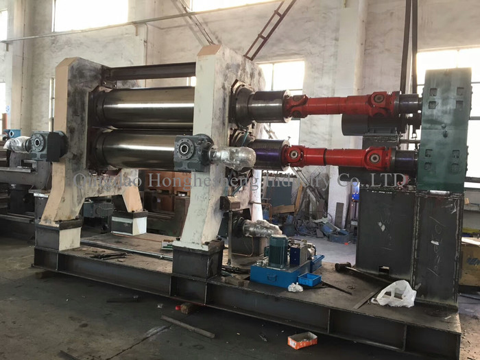 Dia 360mm Three Roll Rubber Calender Machine Rubber Sheet Calendering Machine