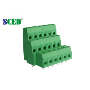  Triple Level Pluggable Terminal Block 5.08mm Terminal Block Connector Manufactures