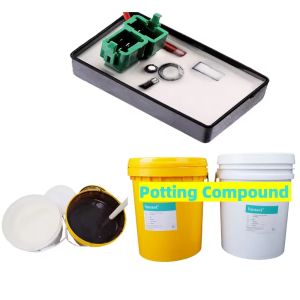 Liquid Silicone Potting Compound Raw Material Customizable Hardness, Mixing