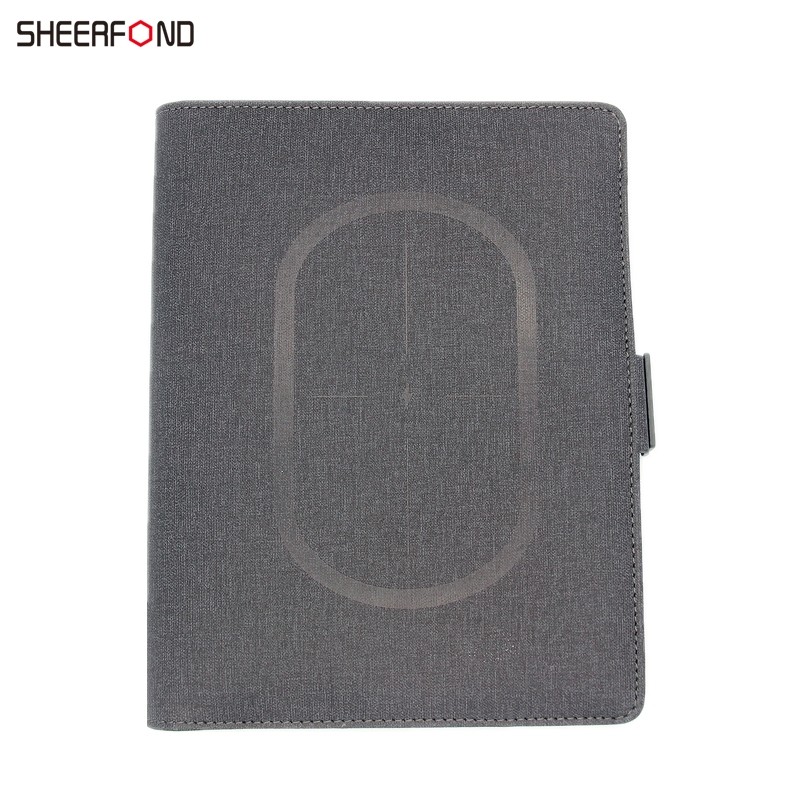 A5 Wireless Charging Notebook Multi-Function Business Card With Data Cable Notebook