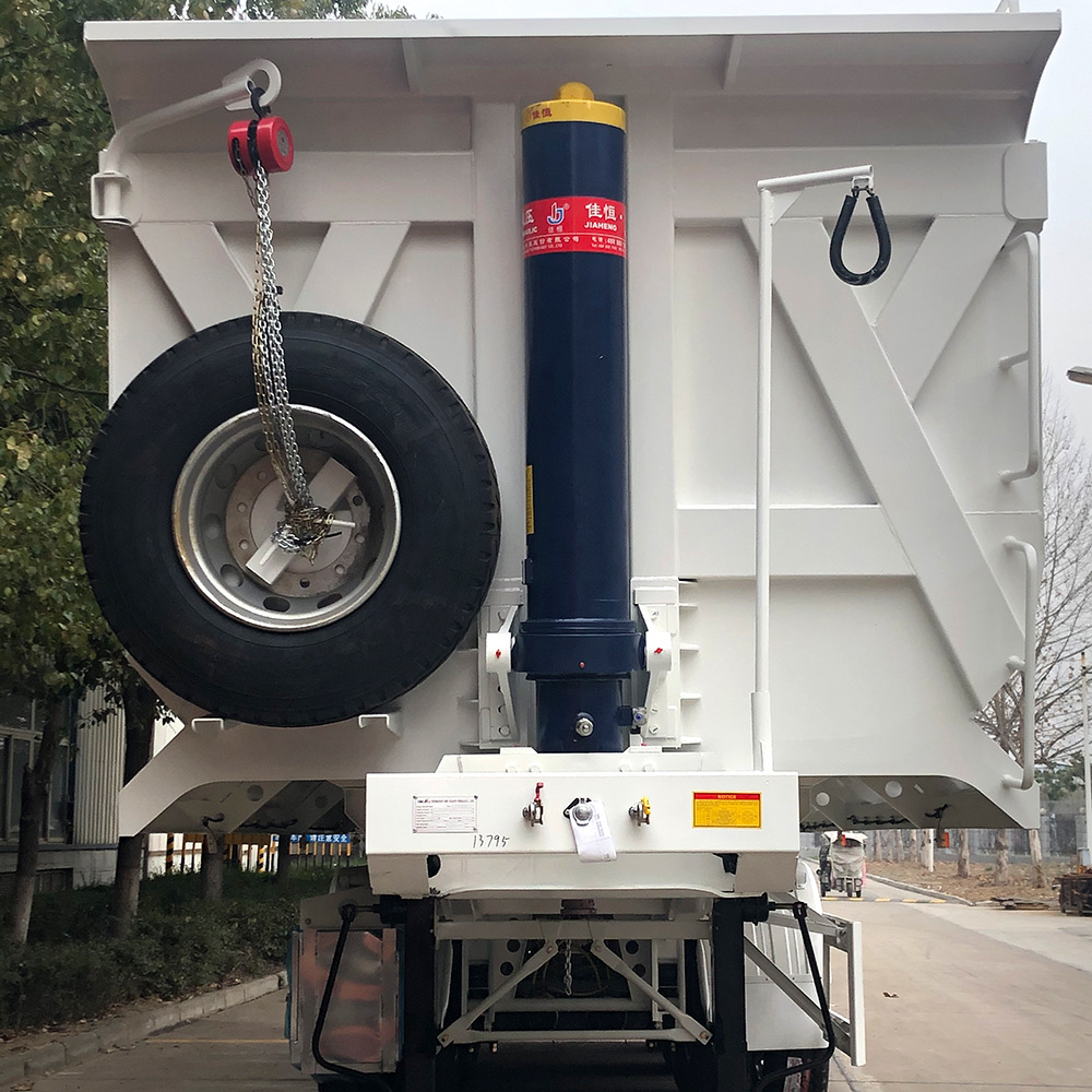 CIMC new brand 350CC 2 3 4 Axle Motorized Tipper Cargo Tricycle Motorcycle Dumper Cargo semi trailer