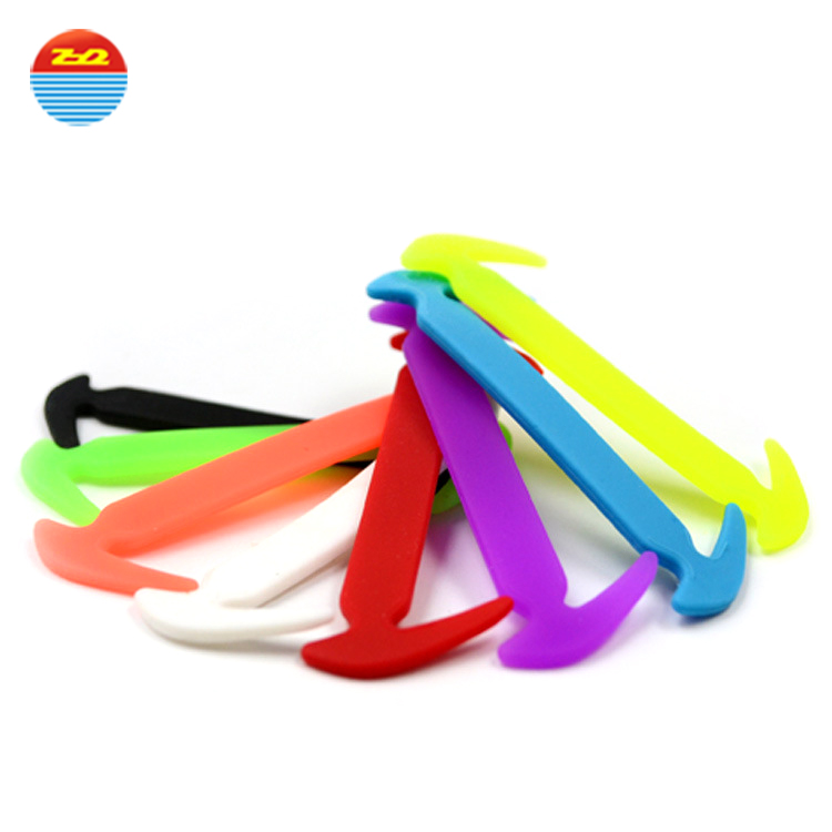 Grass Hook Creative Lazy Silicone Gifts No Tie Flat Custom Printed Elastic Shoelaces