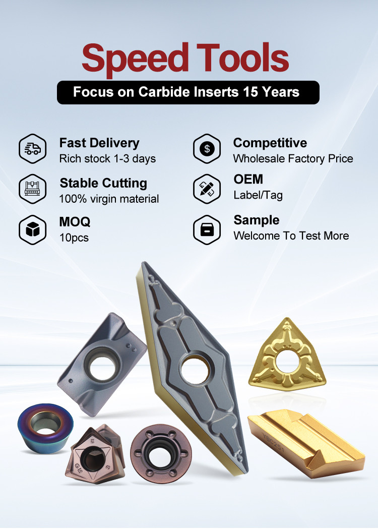 CNC Indexable Tungsten Carbide Turning Inserts TCMT110204 Customized