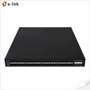 Layer 3 Managed Fiber Optic Switch 48 Port 10G SFP 4 Port 40G QSFP Support WEB