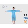 Buy cheap Nonwoven Material Medical Scrub Suit , Blue Color Disposable Surgical Gown from wholesalers