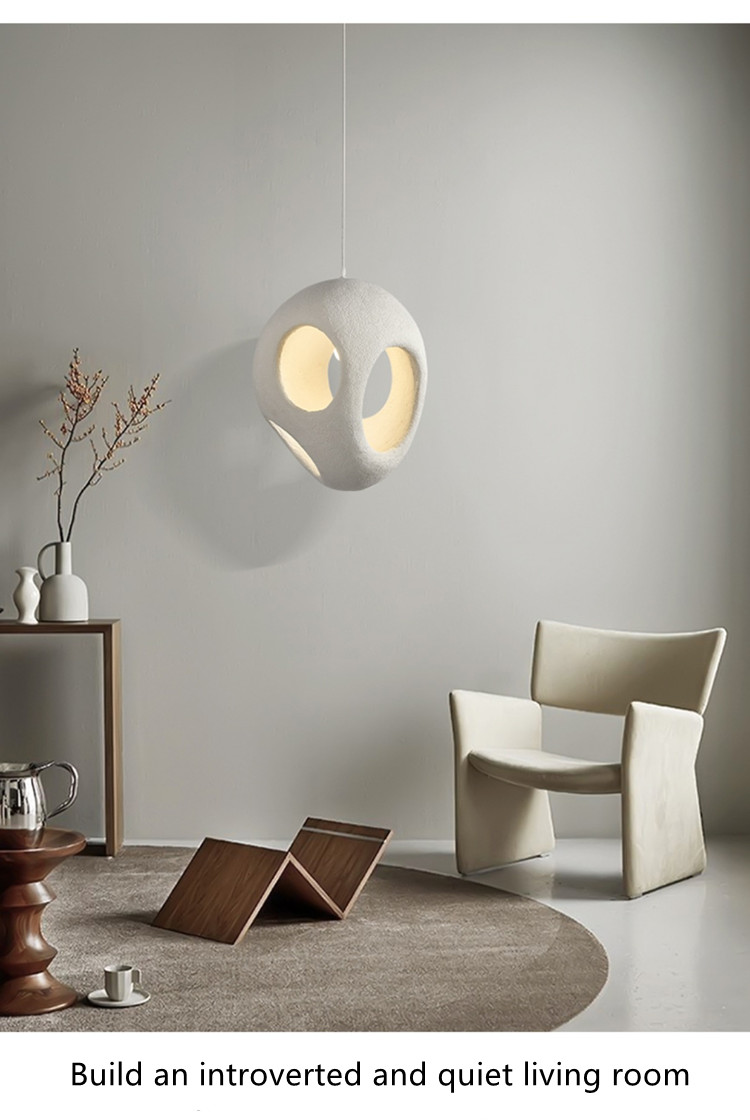 Nordic Minimalism Dining Island LED Chandelier Living Room Bedroom Modern Bar Decoration Wabi-Sabi Lamp(WH-VP-180)