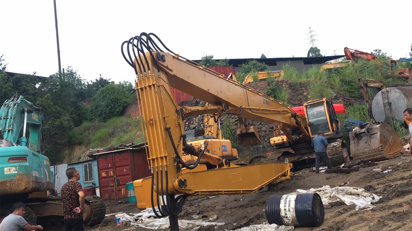 Sk480 Excavator Demolition Boom Extension Arm Q355B Material