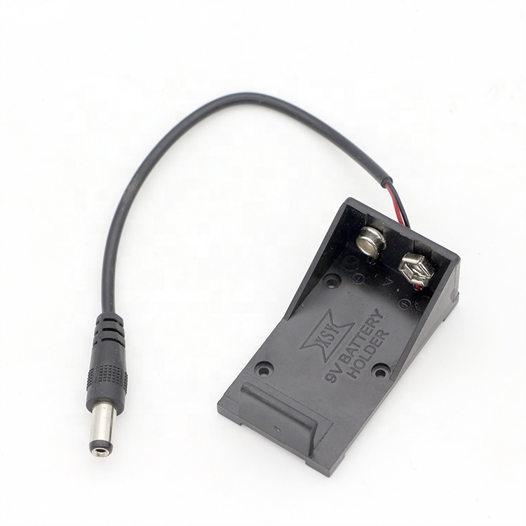 15cm Cell Case Box 9V Battery Holder with DC Power Jack 2.1x5.5mm