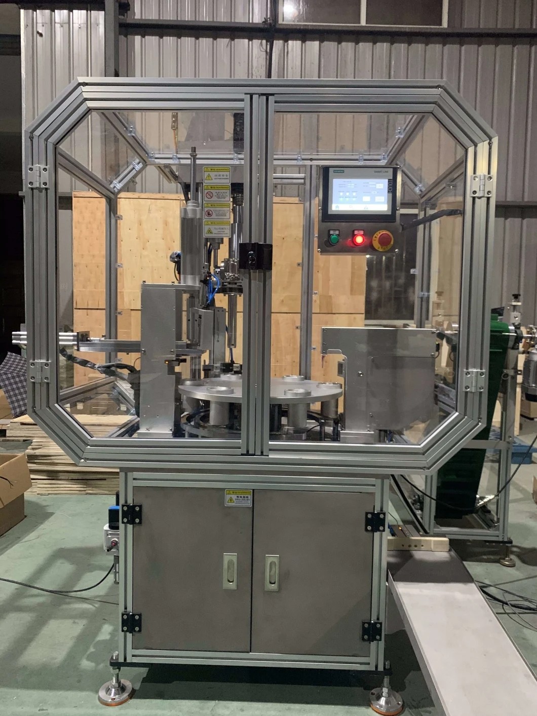 Semi Automatic Horizontal Filling Machine For Packing Glass / Silicone / Sealing / Nail Free Glue