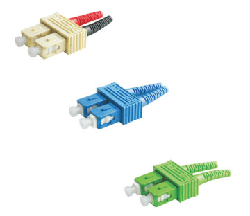 SC SC 3mm Fiber Optic Patch Cord 2 Core Communication Application