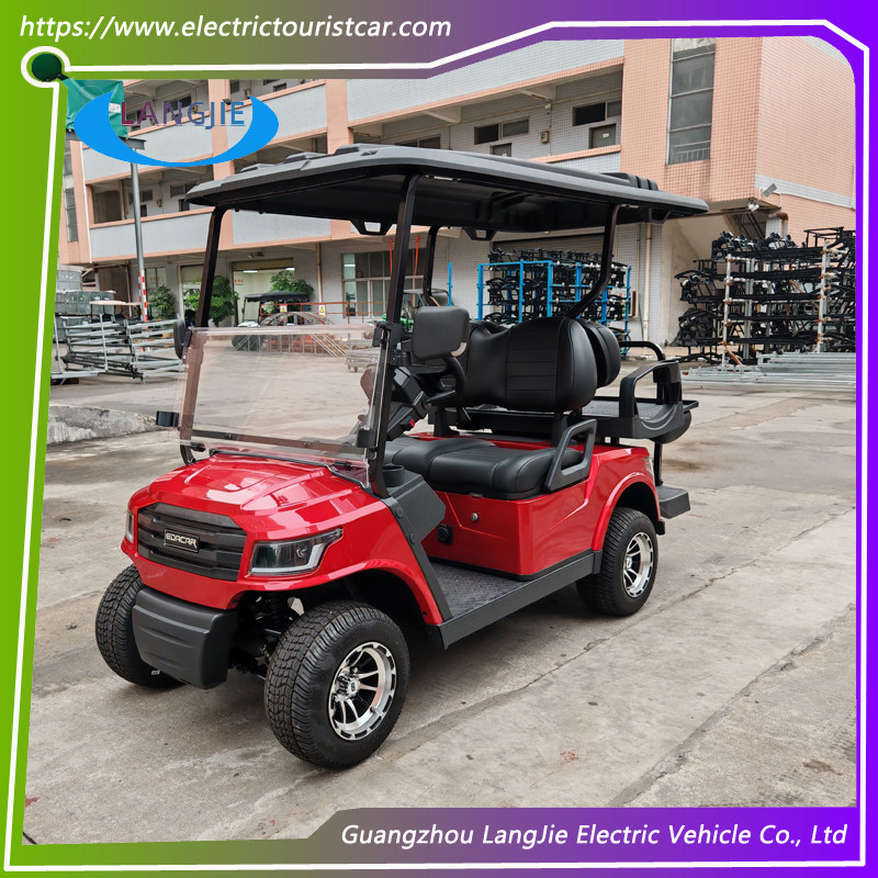 4 Person Electric Passenger Vehicles With AC Motor Zero Pullution Customized Color Park Airport