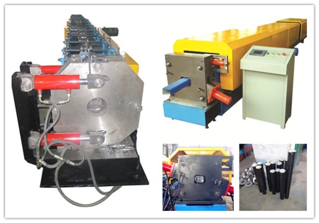 Cutting Automatically Water Downspout Roll Forming Machine Pass CE And ISO