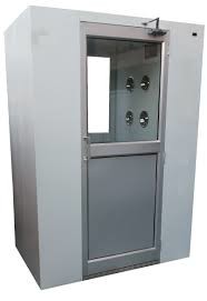 China SUS GMP Cleanroom Air Shower With Interlock Single Door on sale