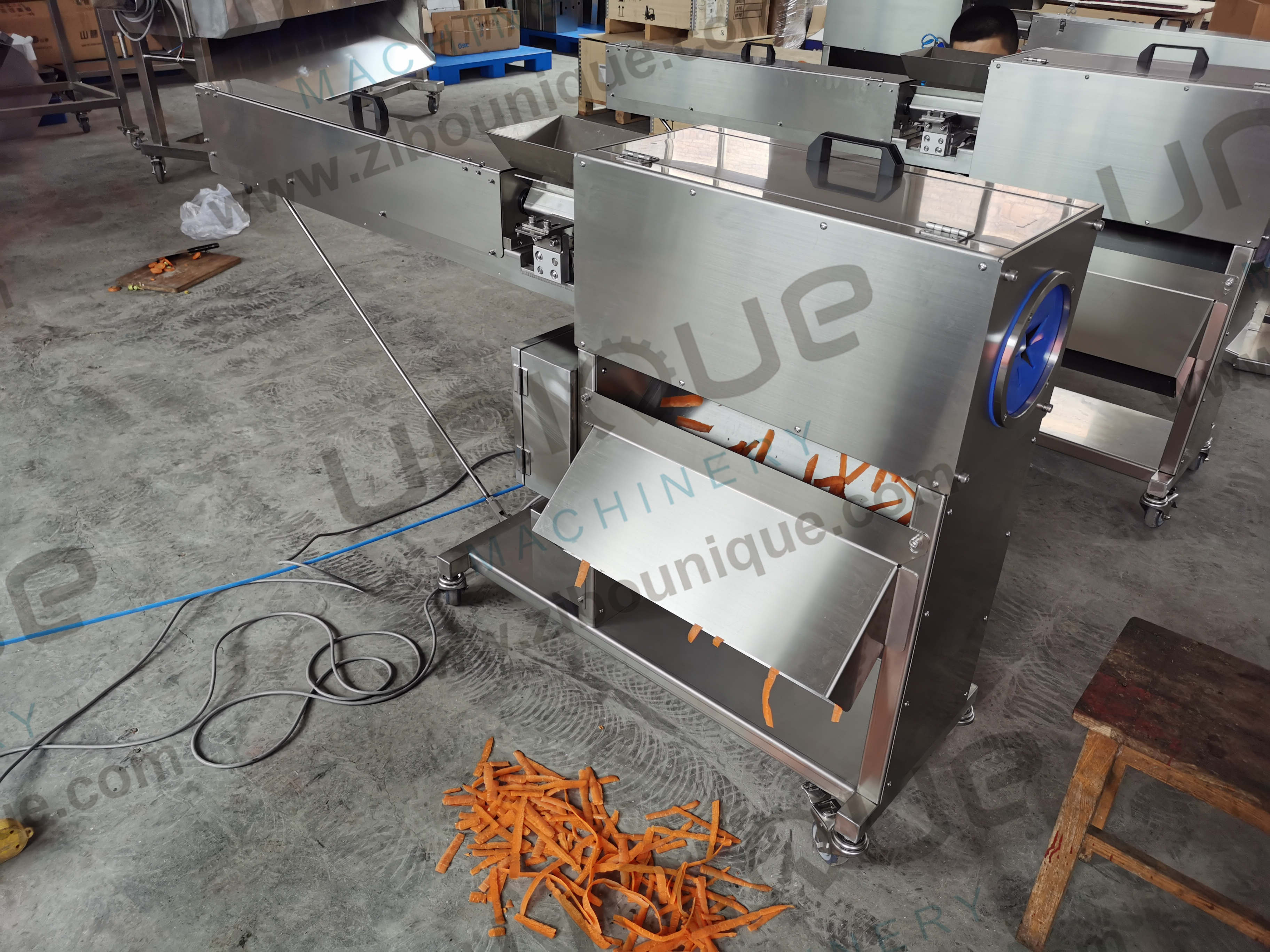 Online Support Carrot Daikon Vegetable Knife Peeler Machine for Peeling