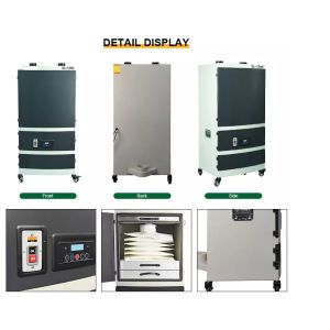 Industrial 900W Suction Dust Collector Constant Airflow