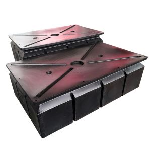 Marine Polyethylene PE Plastic Floating Pontoon Modular Black Boat Floating Dock