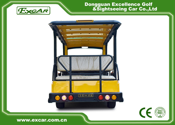 FR / disc RR / Drum 14 Seater Electric Sightseeing Bus With Sofa Chair