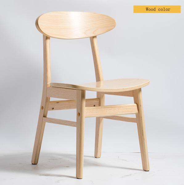 Nordic Dining Chair Solid Wood Modern Minimalist Adult Home Chair Dining Chair