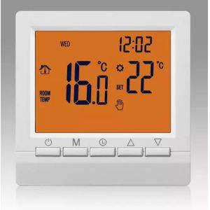 Weekly Programmable Touch Screen Heating Thermostat Floor Water Heating Boiler