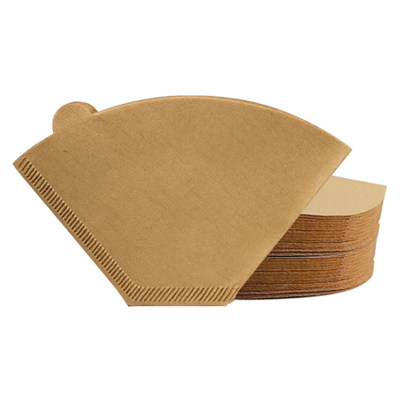 3-4 Cup Drip Cone Coffee Filter Unbleached Brown Tan Colored