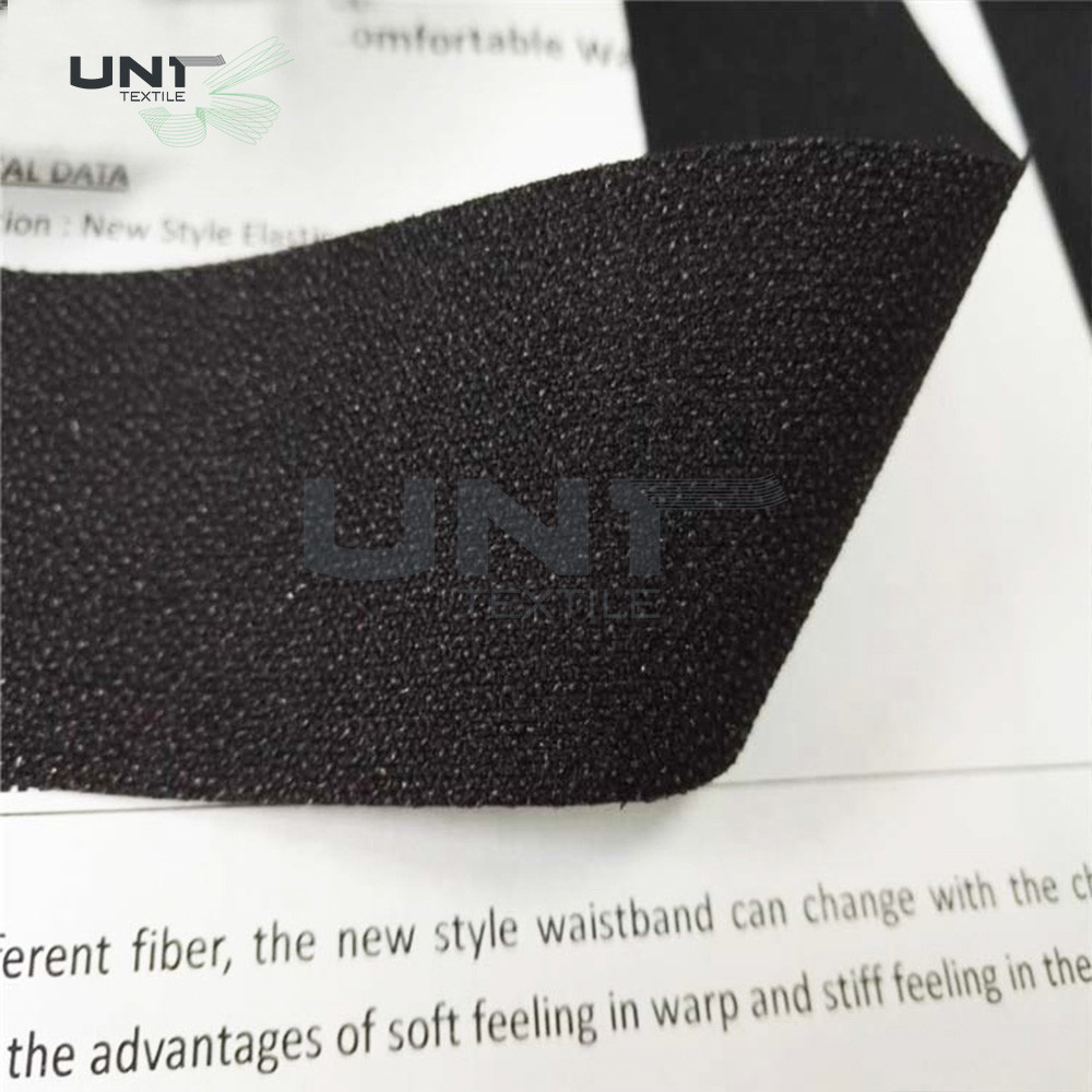 Woven Elastic Pants Fusible Interlining Printed 5.3cm Width