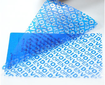 Waterproof Self Adhesive Security Sealing Label VOID OPEN Custom Logo Printed