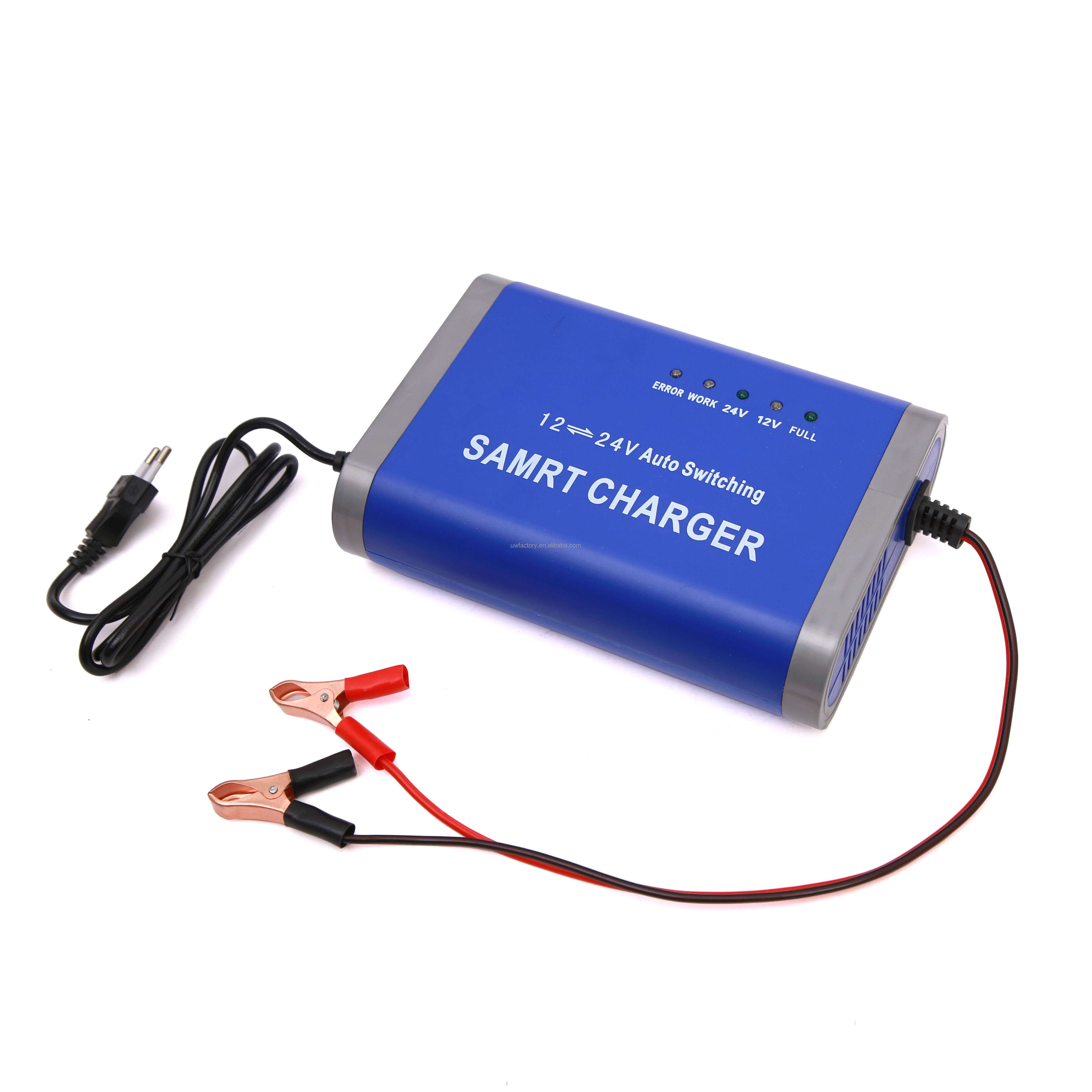 12V/24V 12A Portable Multifunctional Charger for ABS Technology Smart Car Battery Charging