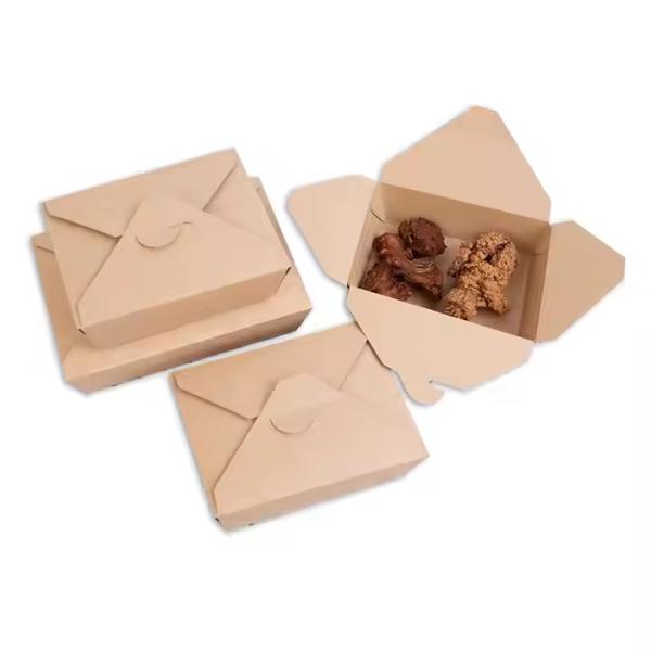 Biodegradable Kraft Paper Lunch Box For Food Packaging Food Container At Best