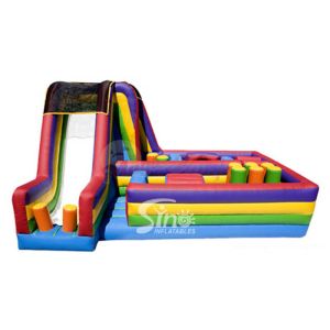 Outdoor Kids Bouncy Inflatable Obstacle Courses From China Inflatable Factory