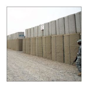 Quick And Easy Setup Defensive Barrier For Flood Control And Fortifications