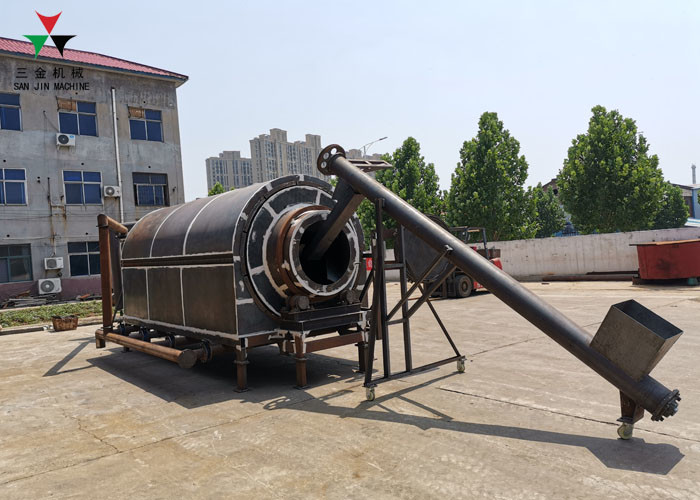1000kg/H Olive Slage Biomass Carbonization Furnace For Charcoal