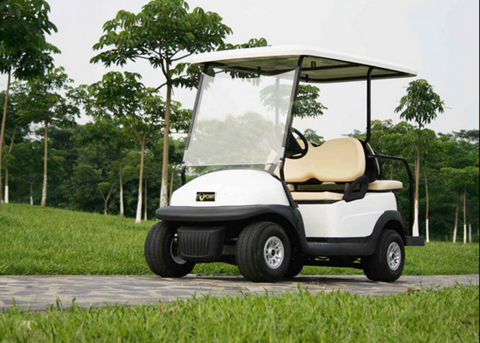Energy Saving 4 Seater Golf Cart Electric Car 3.7kw KDS Motor For Golf Course