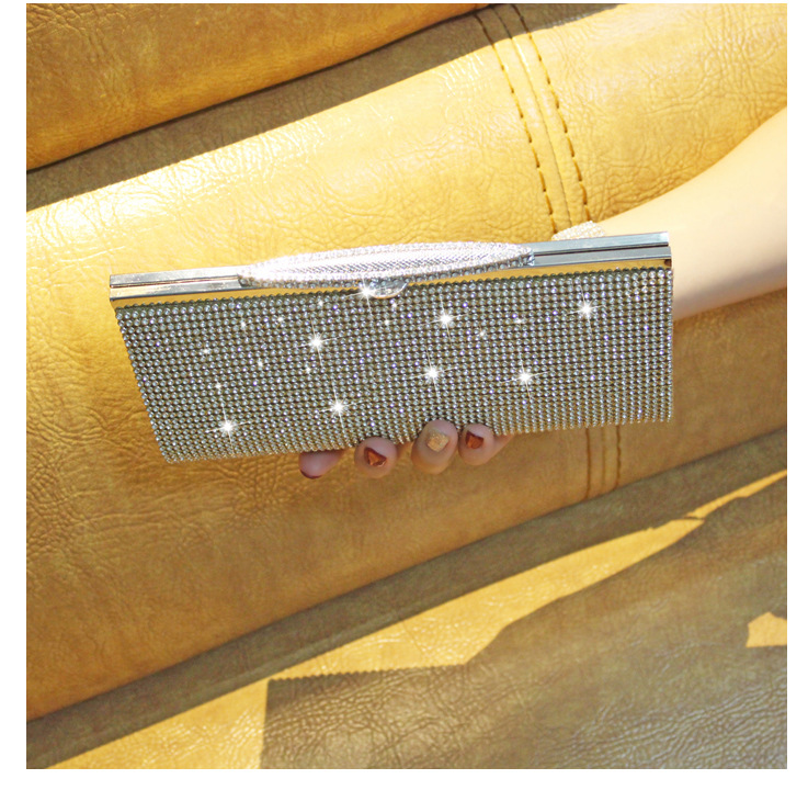Minibook Fashion Handbag Customize Diamond Shoulder Bag for Annual Evening Party