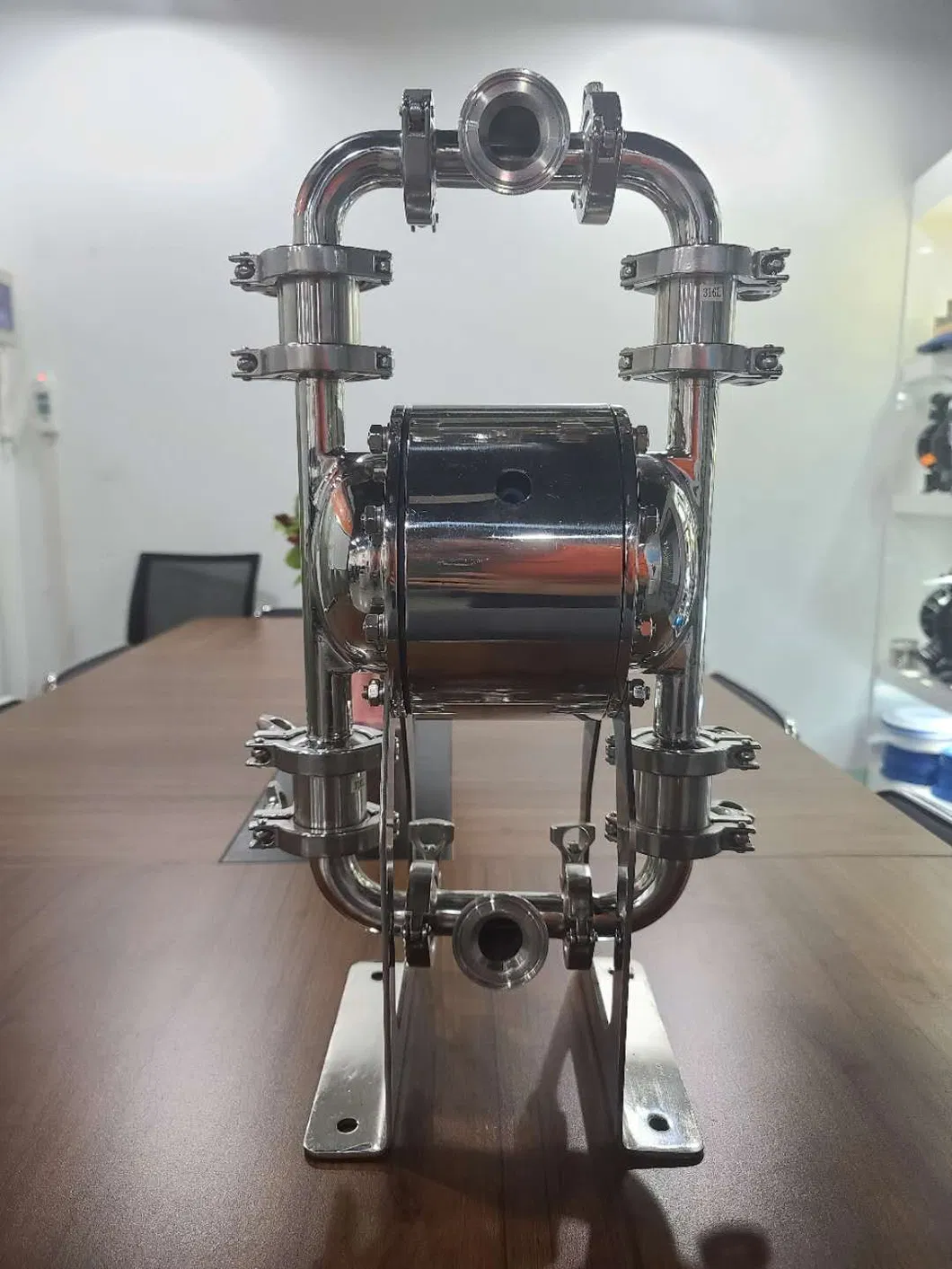 Food Grade Stainless Steel Pneumatic Sanitary Diaphragm Pump