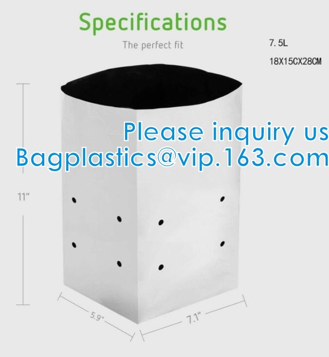 Nursery Bags Plants Grow Bags Biodegradable Fabric Pots/Bag Plants Pouch Home Garden Supply