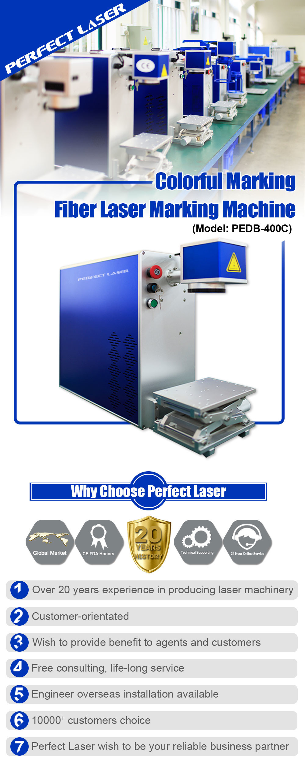 Small UV Stainless Steel Laser Marking Equipment Durable PEDB-400C