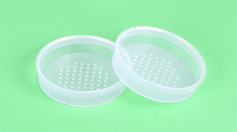 Private Label Clear Matte Cosmetic Loose Powder Sifter Jar with Black Frosted Screw Cap 3g 5g 10g 20g 30g 50g ABS PS