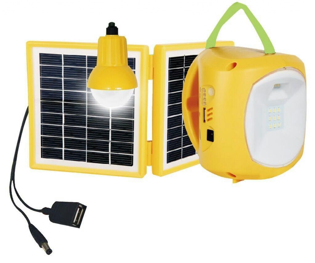Solar hand lamp|portable fishing light household outdoor emergency light night market camping flood light