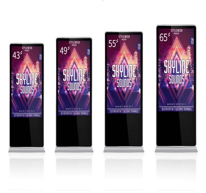 Indoor Customize Design Supermarket LCD Advertising Display Stand Digital Signage Kiosk