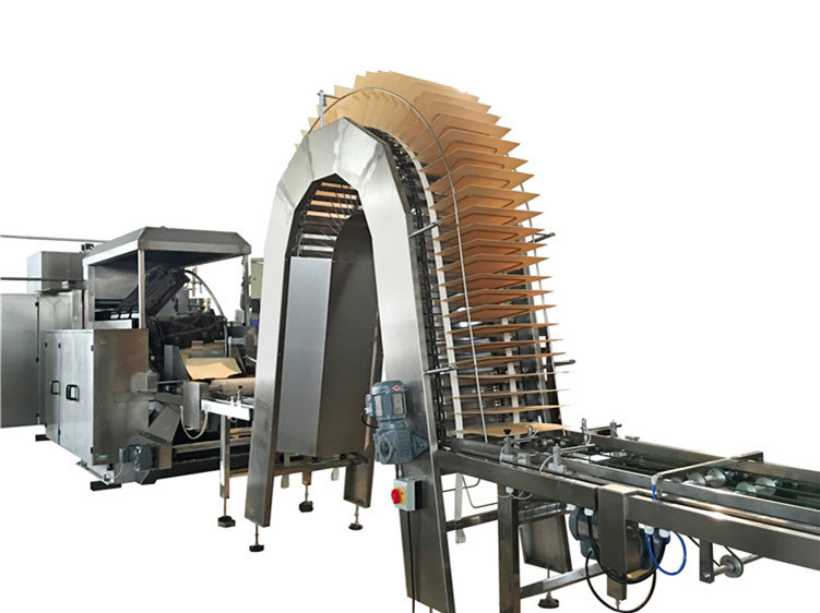 304 Stainless Steel Wafer Biscuit Making Machine / Wafer Production Line