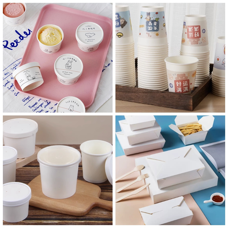 230g Coated  PE Material Waterproof Cup Stock Polyethylene Paper For Paper Cups