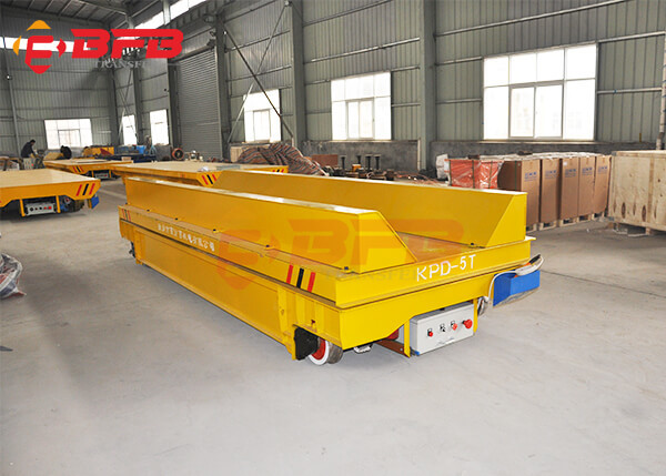 Automatic Trackless Steel Coil Transport Cart 20 Ton On Floor