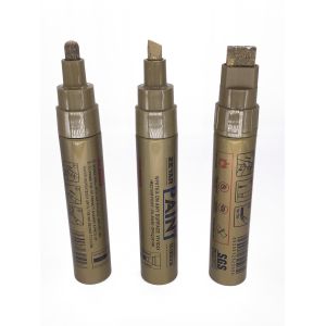 China Gold Color point felt Tip oil based paint marker pen valve-action multichem ink teibow tip on sale
