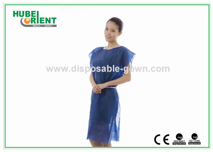 Non Irritating 45gsm Polypropylene Disposable Patient Gown