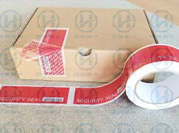 Self - Adhesive Security Tamper Seal Tape For Safety Packing Carton