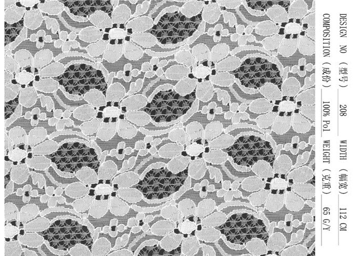 Home Textile Lingerie Lace Fabric Swiss Cotton Voile Lace For Wedding