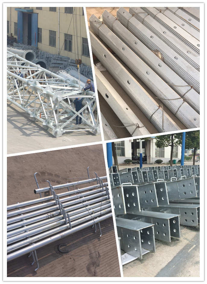 Electrical Substation Industry Power Substation Steel Structures Q235 , Q345