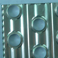 Flat 9.52mm Fin Heat Exchanger For Duct Type Fan Coil