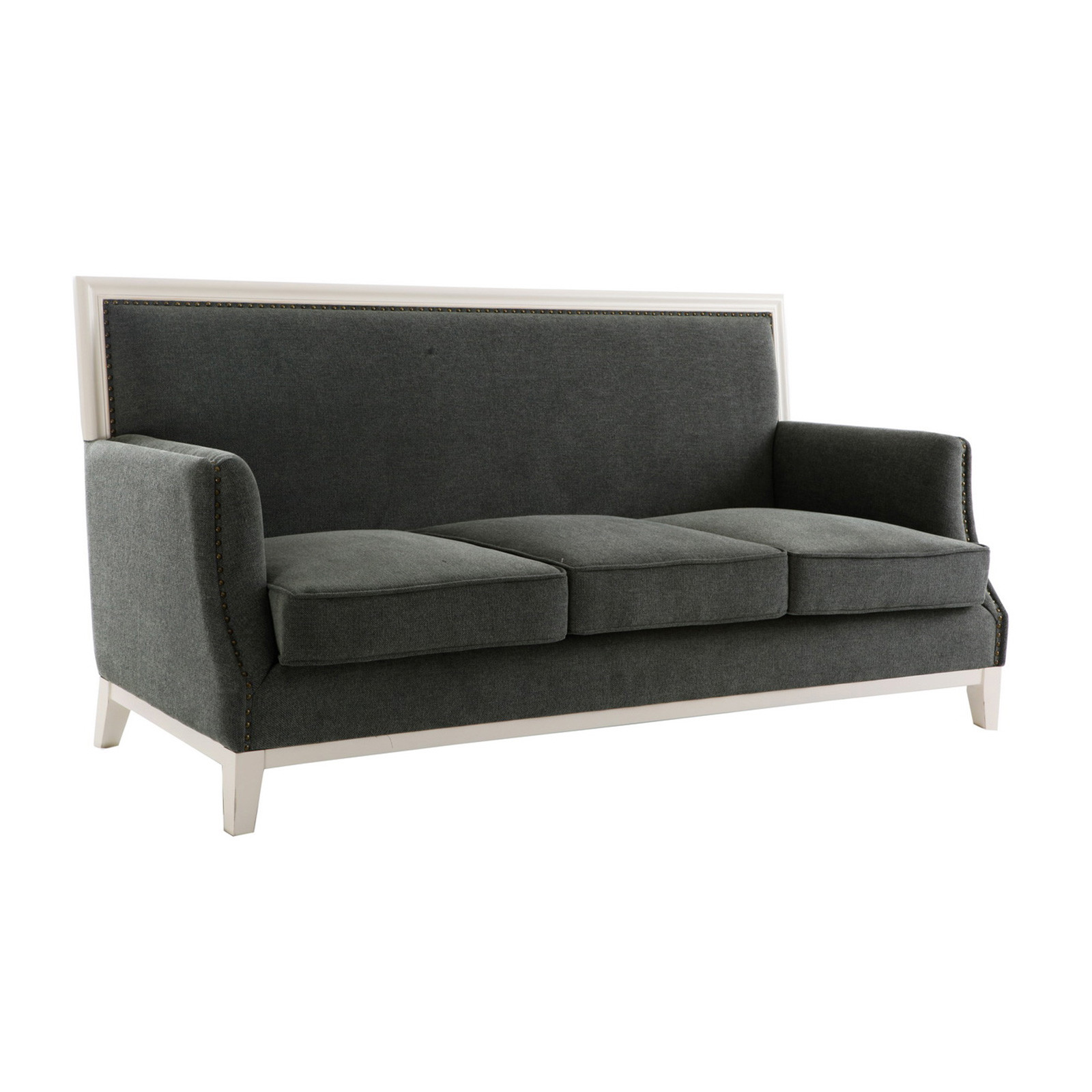 Hotel Sofas Leather upholstered in fashion design with Ash wood legs for Reception furniture made by China sofa factory