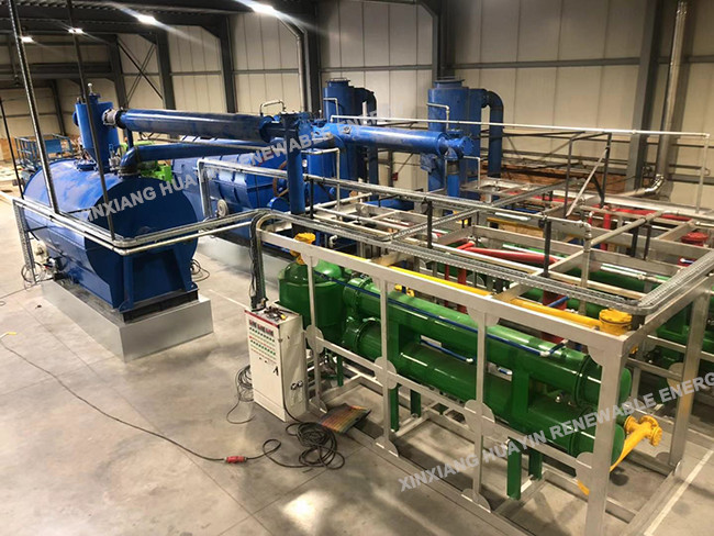 Plastic Pyrolysis Waste Oil Distillation Plant To Diesel Fuel Huayin